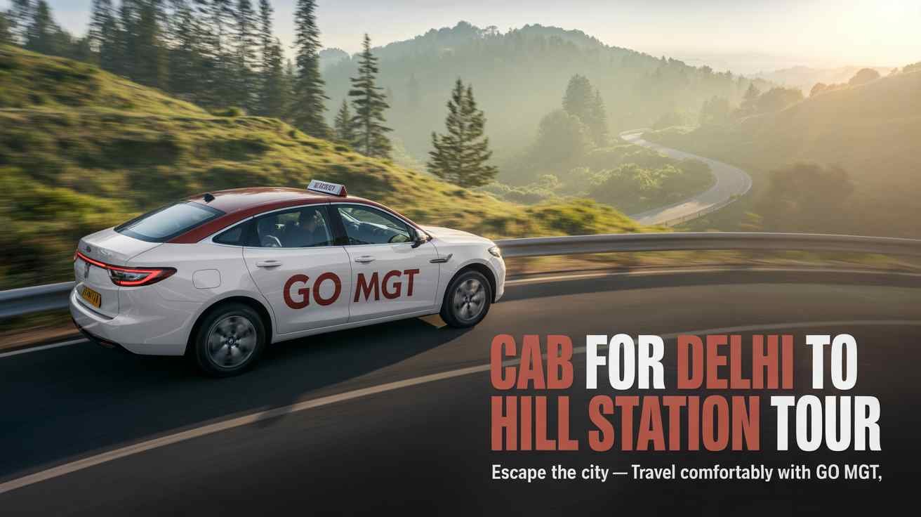 Cab for Delhi to Hill Station Tour