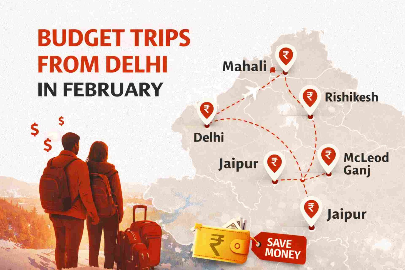 budget trips from Delhi in February