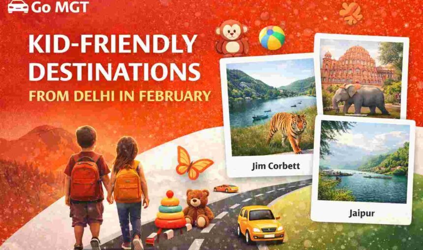 Kids Friendly Destinations from Delhi February | Family Travel Guide