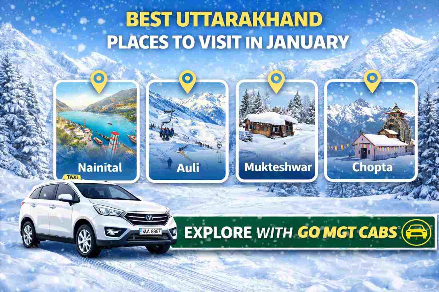 best Uttarakhand places to visit in January