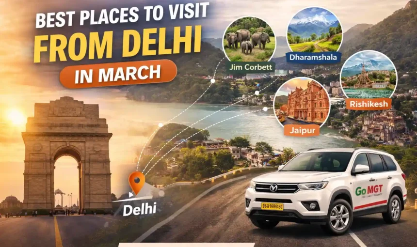 Best Places to Visit from Delhi in March | Spring Travel Guide