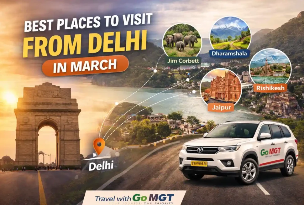 Best Places to Visit from Delhi in March | Spring Travel Guide